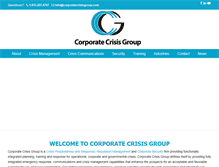 Tablet Screenshot of corporatecrisisgroup.com